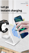 3 in 1 wireless charging base