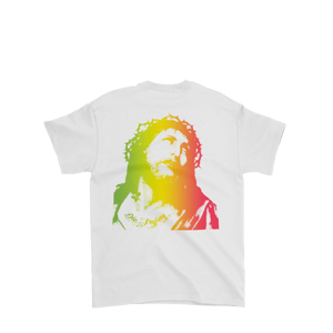Image of T-SHIRT DRAG YOU TO HELL WHITE RASTA