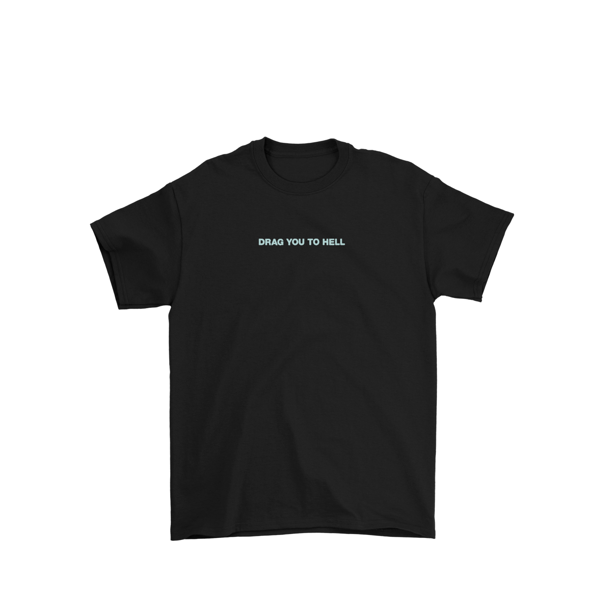 Image of T-SHIRT DRAG YOU TO HELL BLACK/GREEN