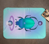 Scarab Beetle Minky Blanket - 'Cosmic Crystal Scarab'