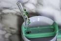 Mama + Baby Turtle & Flower Swirl Glass Straw Set 