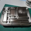 Stainless steel bento lunch box 5C **seconds** JUST 1 REMAINING 