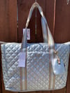  Tote Bag - Silver Metallic 