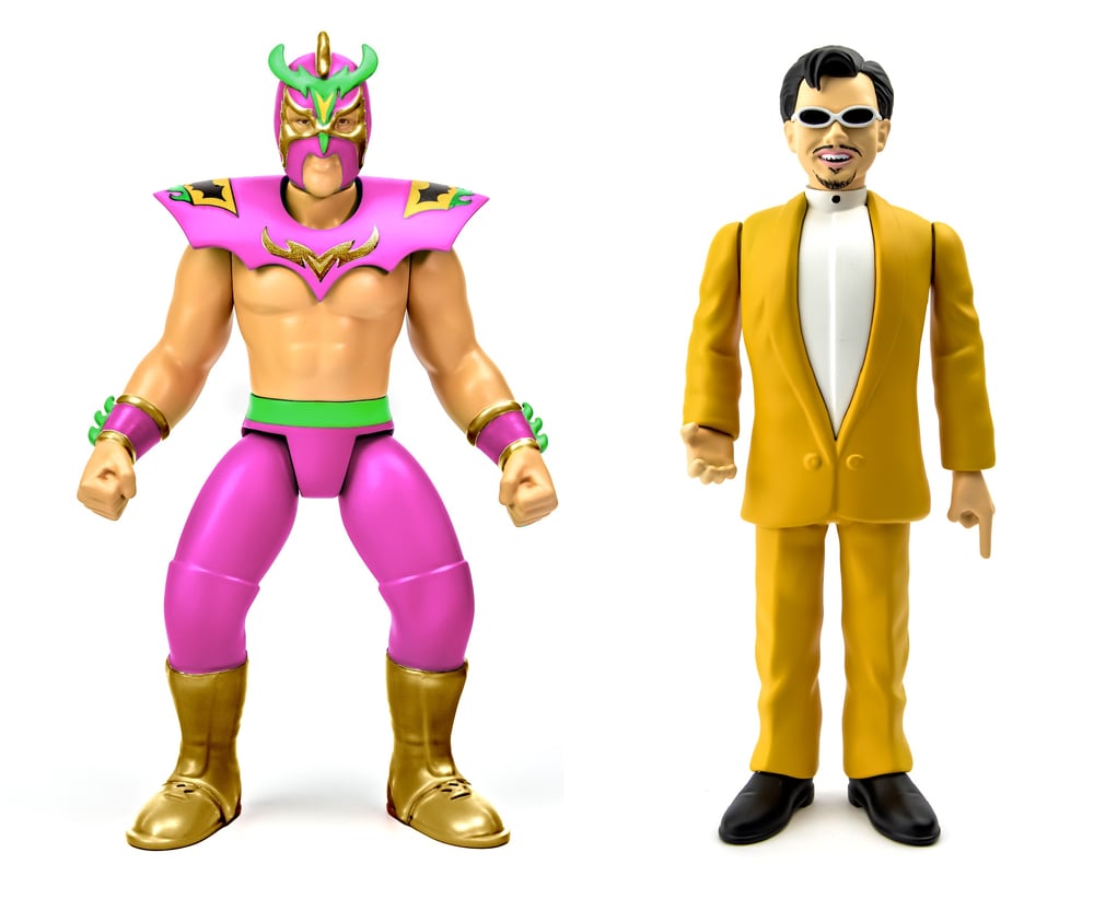 Image of **PREORDER** Variant Edition Ultimo Dragon & Sonny Onoo Bone Crushing Wrestlers Series 1