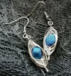 Blue Druzy Earrings