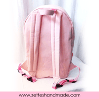 Image 3 of Handmade Pastel Pink Ita-bag Backpack