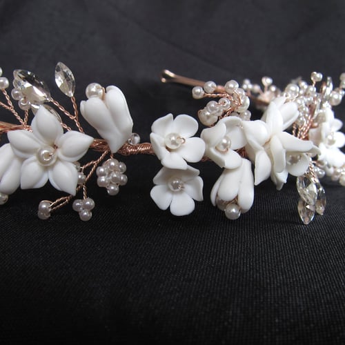 Image of Crystal Snowdrop headpiece 