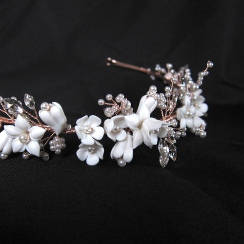 Image of Crystal Snowdrop headpiece 