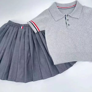 Image of TB Skirt Set