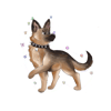 German Shepard Sticker