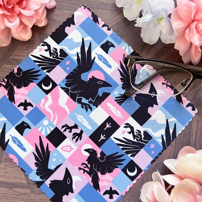 Crow Quilt Microfiber Cloth