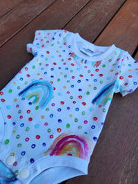 Image 1 of Speckled Rainbow Bodysuit