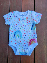 Image 2 of Speckled Rainbow Bodysuit