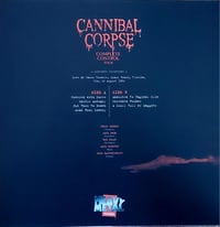 Image 2 of CANNIBAL CORPSE - COMPLETE CONTROL TOUR LIVE AUGUST 10th 1992
