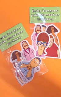 Image 3 of Bob's Burgers Side Character Stickers