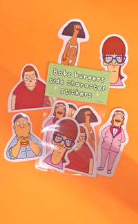 Image 4 of Bob's Burgers Side Character Stickers