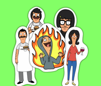 Image 1 of Belcher Family Stickers