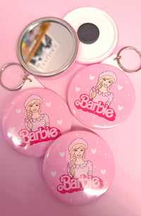 Image 2 of Barbie Keyring/Magnet/Badge/Mirror