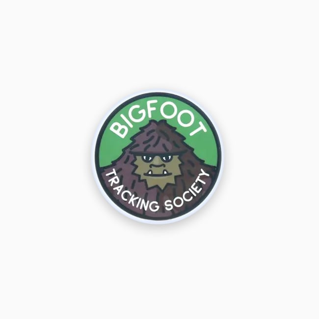 Bigfoot Tracking Society Sticker 