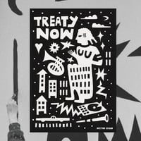 Image 1 of 'TREATY NOW' POSTER (A2) 