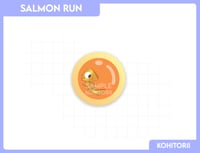 Image 1 of Splatoon | Salmon Run Golden Egg Squishy Badge