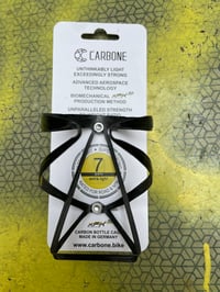 7 gram Carbon bottle cage.