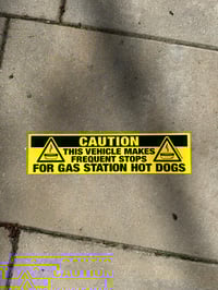 Image 3 of Gas Station Hot Dogs - 12x3 bumper sticker