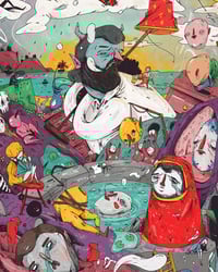 Image 1 of LOW STOCK - The Permanent Party - A3 Print