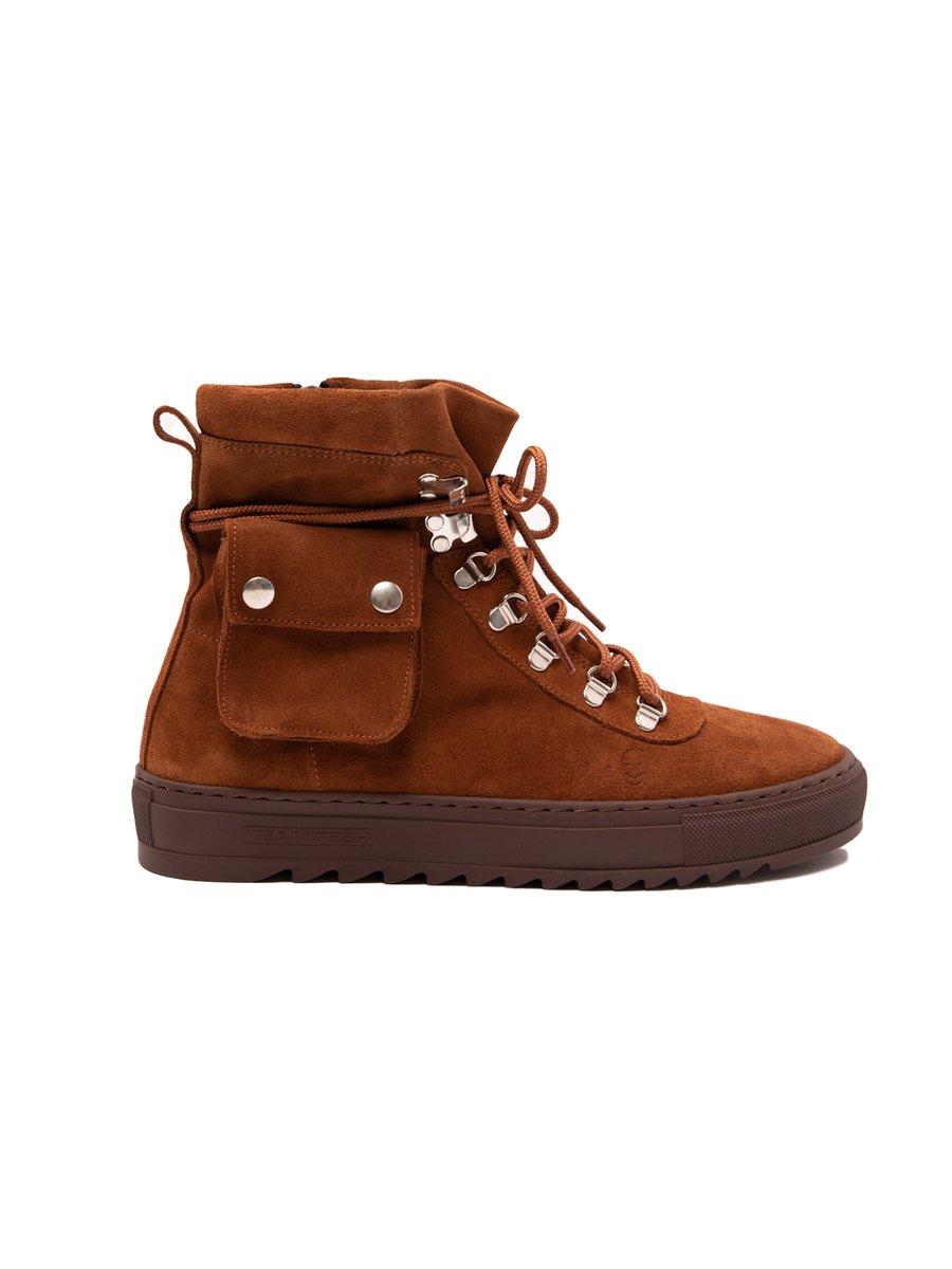 Image of "Deadman" Cargo Boots (Tobacco)