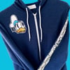 Duck Sequin Zip Hoodie Medium UK Size 12/14 