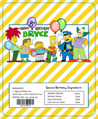 Image 2 of The Simpsons themed Birthday Package