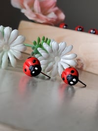 Image 1 of Earrings | Aretes Ladybugs Stud