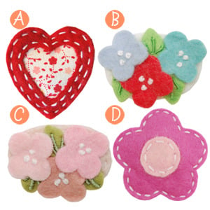 Image of little girl hair clips #11