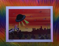 Image 1 of San Francisco x UFO 8.5 x 11 Print 