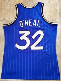 Image 2 of SHAQUILLE O'NEAL ORLANDO MAGIC HARDWOOD CLASSICS 1994-95 SWINGMAN JERSEY - BLUE