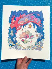 Image 1 of Large Bedtime Story Risograph Print