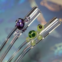 Image 2 of Set of 4 x 8" Glass Straws