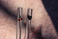 Image 3 of Set of 4 x 8" Glass Straws