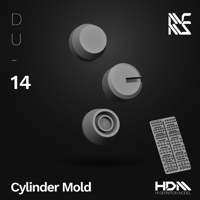 Image 1 of HDM Cylinder Mold [DU-14]
