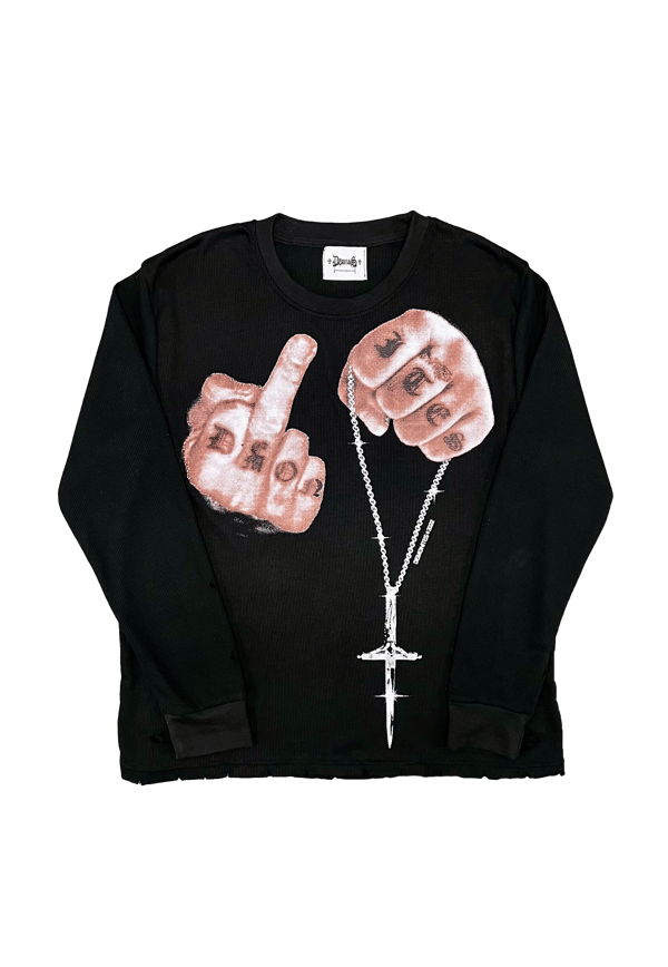 Image of NOT YOUR SAVIOR THERMAL LONG SLEEVE