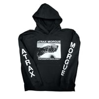 Image 1 of ATRAX MORGUE "PATHOPHYSIOLOGY", 16oz/450G HOODIE