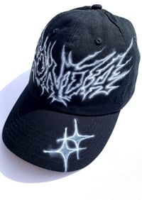 Image 1 of Dark Honda Hat 'hand decorated'