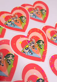 Image 1 of Powerpuff Girls Glitter Sticker