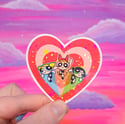 Powerpuff Girls Glitter Sticker