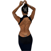 Image 3 of Backless Butterfly Dress