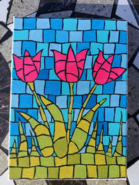 Mosaic tulips