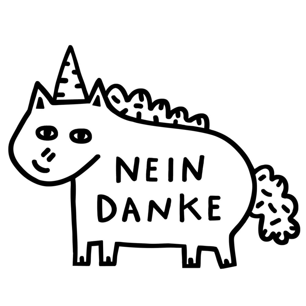 Image of Nein Danke Fridge Magnet 