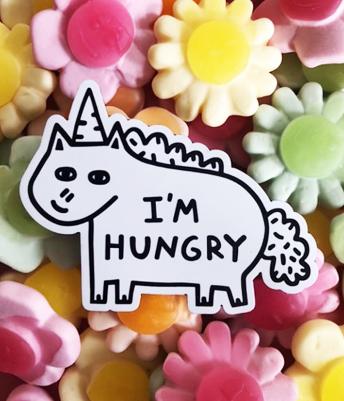 Image of I’m Hungry Fridge Magnet 