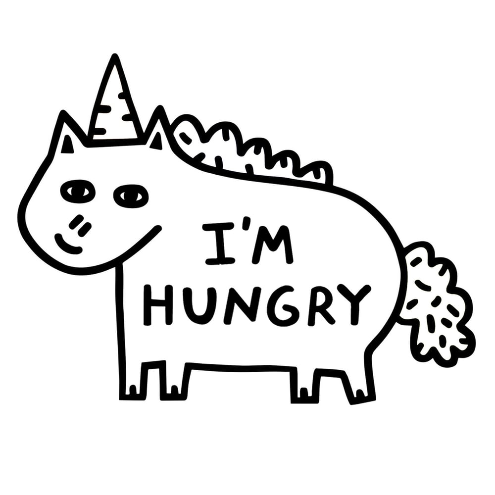 Image of I’m Hungry Fridge Magnet 