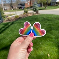 Image 2 of Rainbow Heart Sticker